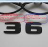 Gloss Black For Mercedes Benz W204 W205 W206 C43 C63 S AMG C200 C220 C250 C300 C350 C320 C400 C500 4MATIC Emblems Badges