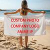 Diy Custom Cartoon Polyester Beach Towel Quick Drying Microfiber Bathroom Bathrobe Bath Accessories Gym Hotel Shower Towels