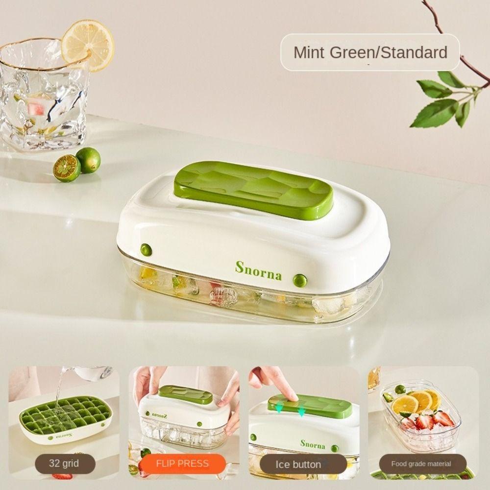 Quick Freezing Ice Storage Box Easy Release Ice Maker Mold Ice Cube Tray Mold Household