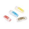 100Pcs Party Paper Bracelet Synthetic Paper Plastic Wristbands Sticky Wristband Painting Pattern Logo Paper Party Wristbands