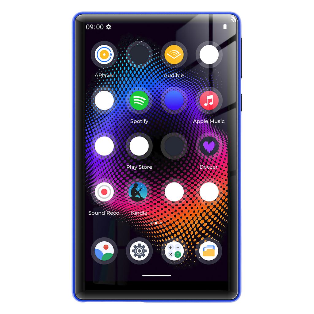 64GB Video Player with BT and WiFi MP4 Music Player 5in Touch Screen Support Spotify 2500mAh Long Battery Life Up To 256GB