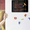 Acrylic Magnetic Memo Board Dry Erase Refrigerator Notepad with Strong Magnets Scratch-Resistant Planning Calendar for Kitchen Office