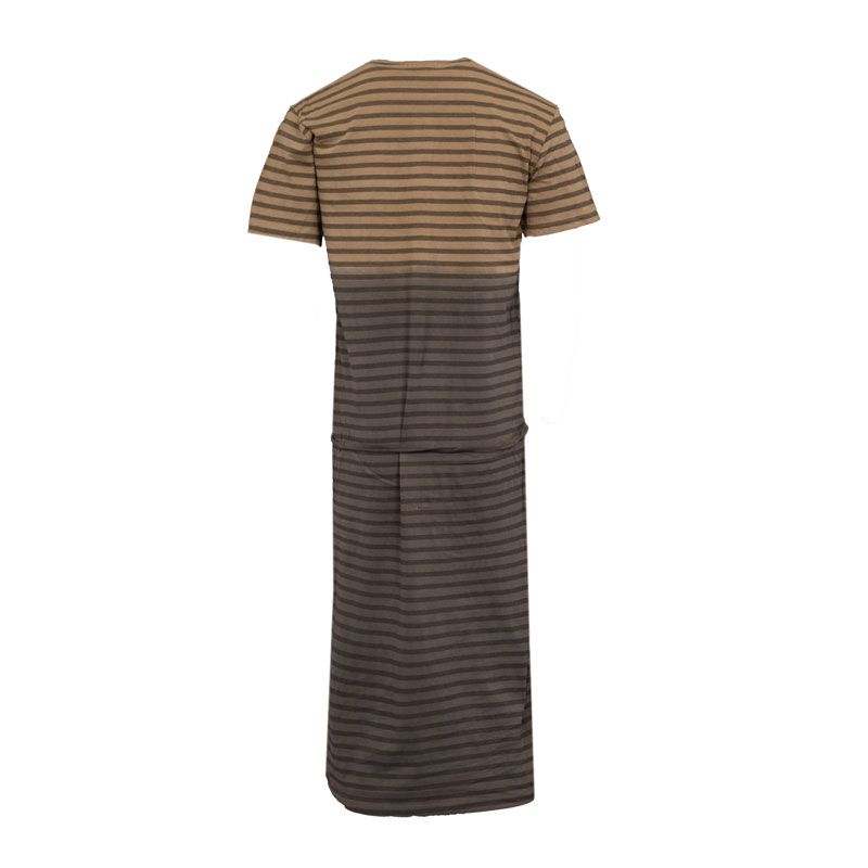 Women's Striped Cotton T-shirt Long Dress Alicia JOSEPH 'IN