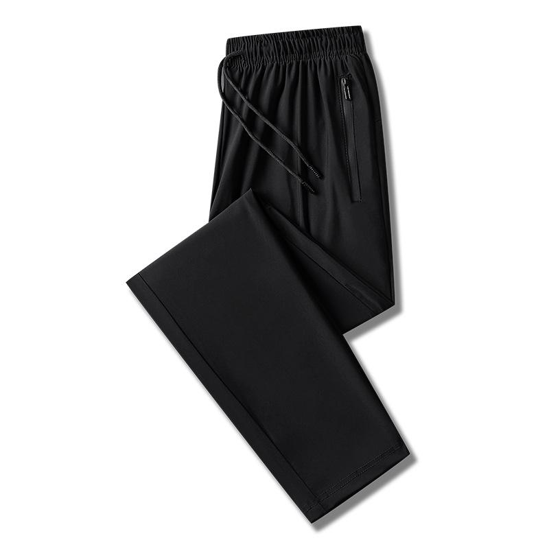 Quick-Dry Ice Silk Summer Casual Pants - Versatile & Trendy Sportswear