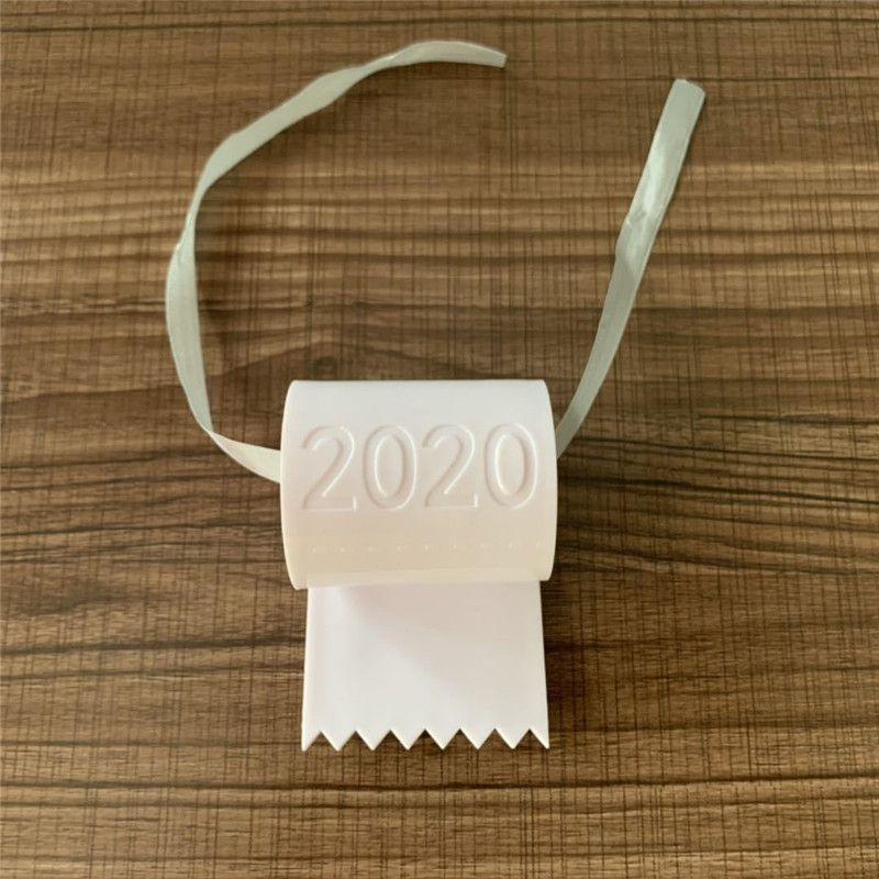 

2020 Рождественское украшение на елку в виде рулона туалетной бумаги, Рождественское украшение, Особая подвеска