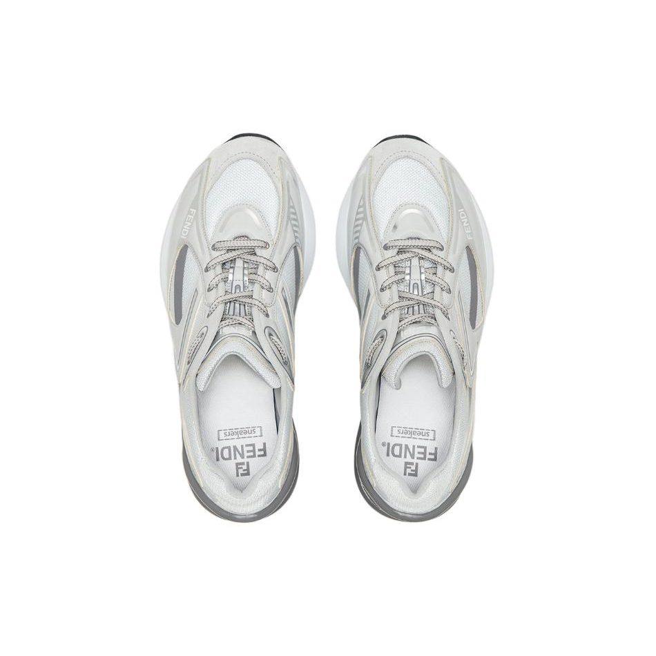 Fendi First 1 Leather-paneling Low-top Sneakers 8E8452AQ70F1MEP