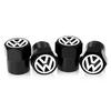 B6 VW For Volkswagen 4Pcs Car Valve Caps Wheel Tires Air Tyre Stem Protective Cover For Volkswagen Golf Jetta Tiguan Touran TSI