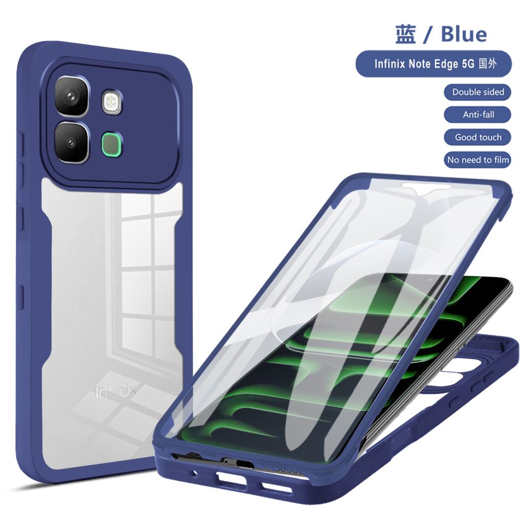 Full Body Protection Shockproof Case for Infinix Note Edge 5G Protective Cover Screen Protector Fundas Coque