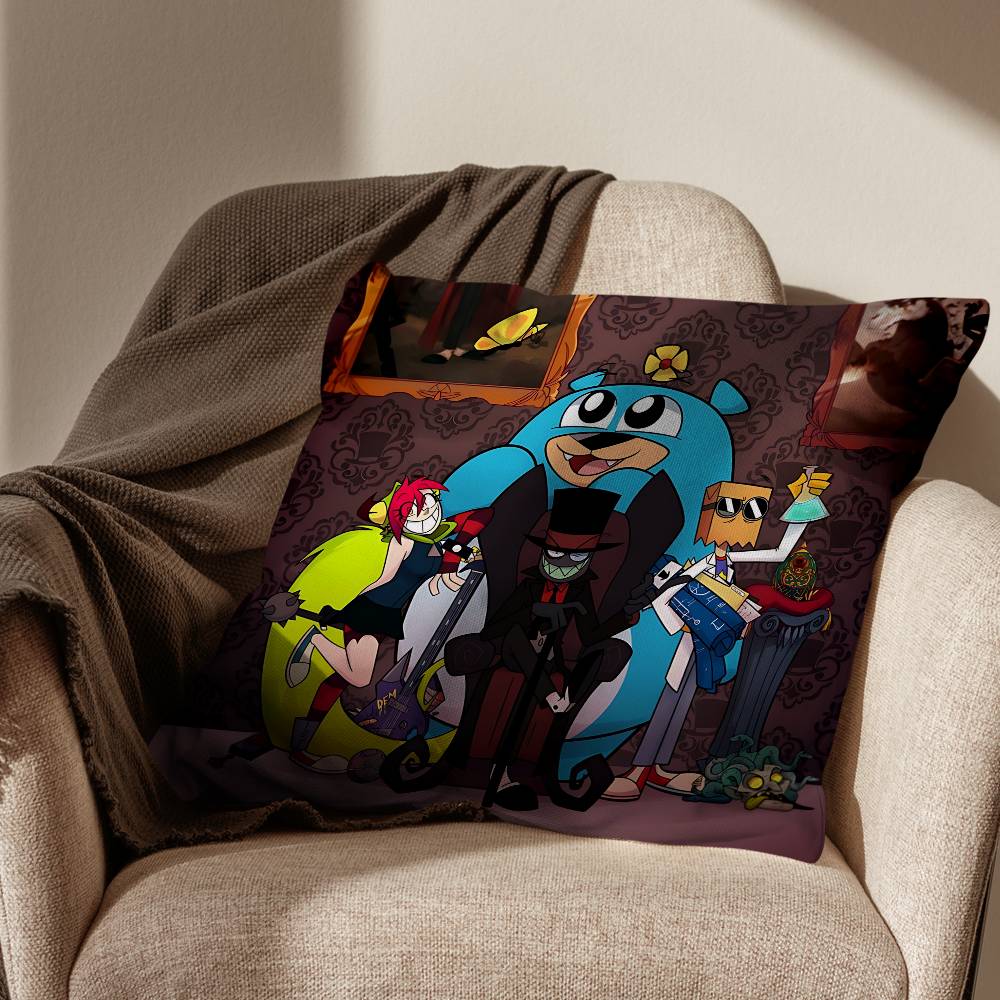 Dr Flugslys Villainous Black Hat Cushion Cover Suitable For Sofa Car Bedroom Office Cushions Decorative Pillow Case