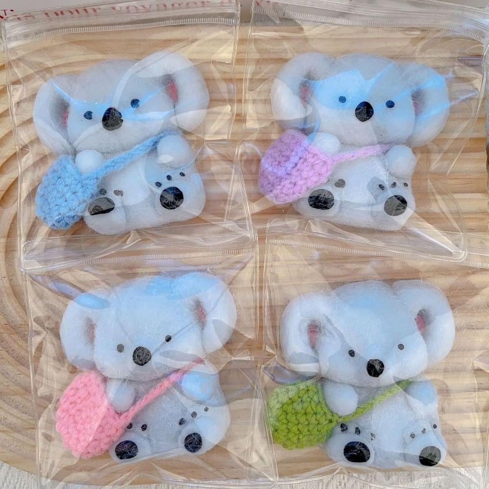 Creative Soft Koala Pinching Toy ,Cartoon Handmade Koala Squishy Fidget Toy Stress Relief Koala  Squishy Fidget Toy  Squeeze Toys for Kids Gift