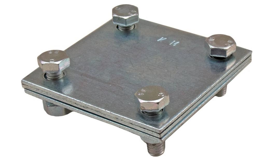 Connector for strip B=40 (Three plates) Km13