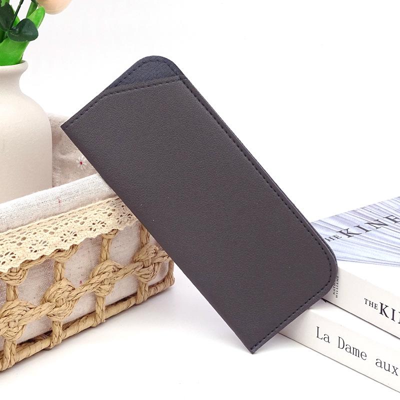 PU Leather Sunglasses Case Glasses Dustproof Storage Bag Portable Glasses Slanted Organizer Bag Eyewear Case Eyewear Accessories