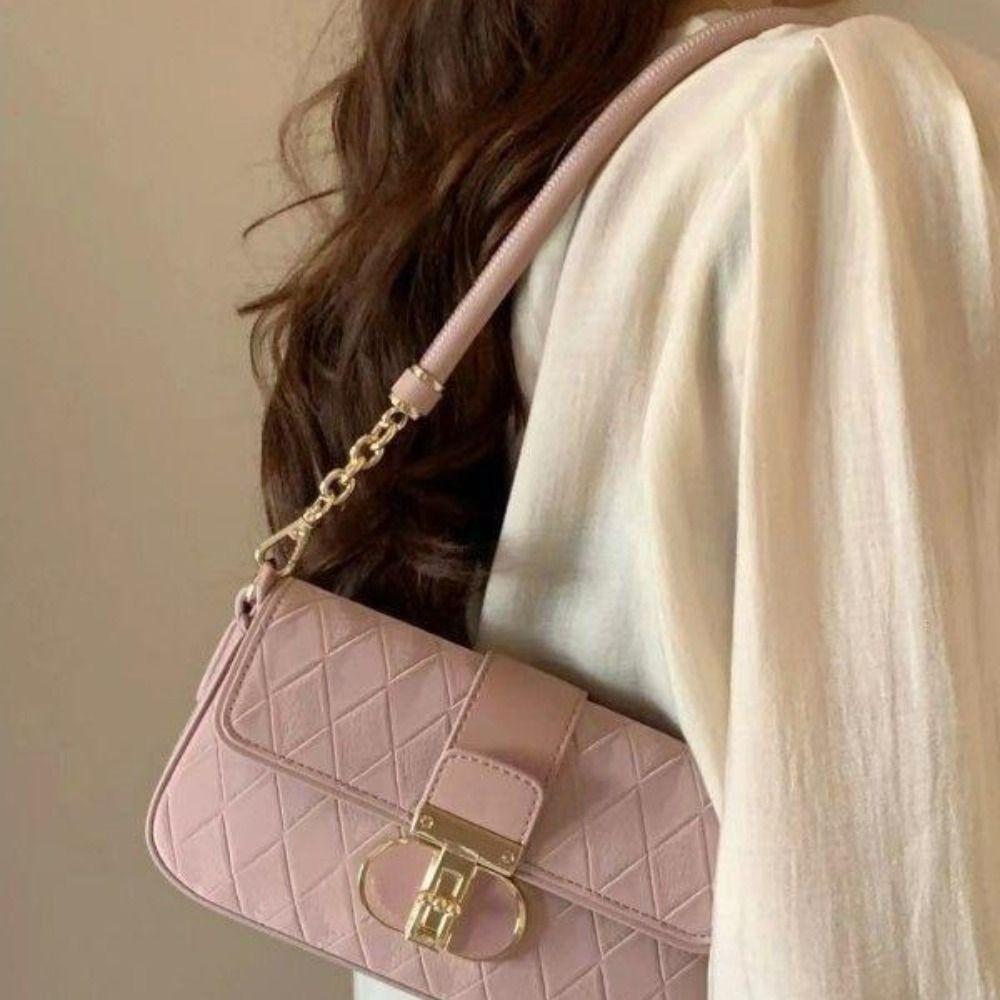 

PU Leather Purse Simple Handbags Fashion Underarm Bag