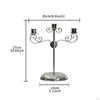 3 Arms Candle Holder Metal Pillar Candlesticks Wedding Event Candelabra