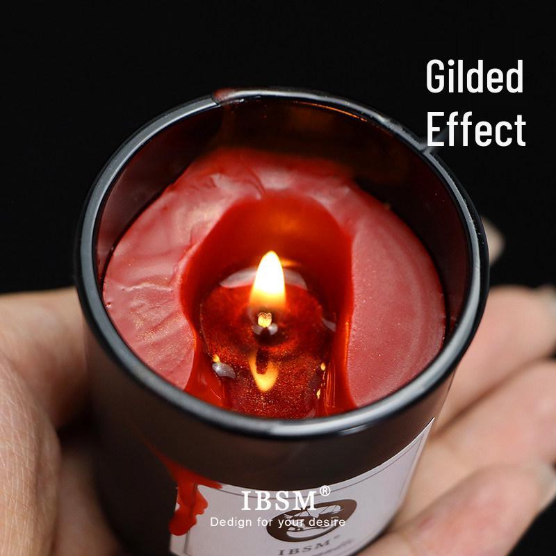 Handmade Glass Candle: Low-Temp, Safe for Beginners, Easy-Clean Aromatherapy, Bird Cage Holiday Gift