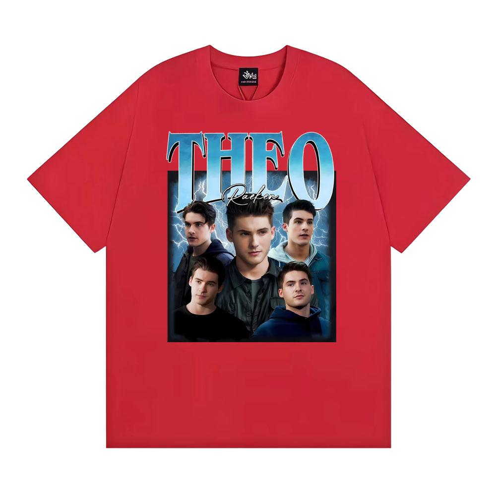 

Theo Raeken Vintage 90s Teen Wolf Fan Print T Shirt Unisex Women Harajuku Vintage T Shirts 100 Cotton Short Sleeve Casual Tshirts S