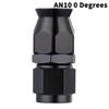 0-180 Degree An4 An6 An8 An10 Car Hose End Fitting Hose Adapter For Swivel Oil Fuel Line Aluminium Alloy