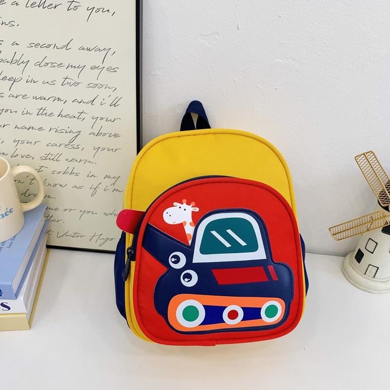 School bag boy casual versatile excavator backpack light small class children's bag snack bag