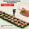 30pcs/set Plastic Simulated Flower Clusters 10~15mm*8mm Landscape Wargame Grass Tufts