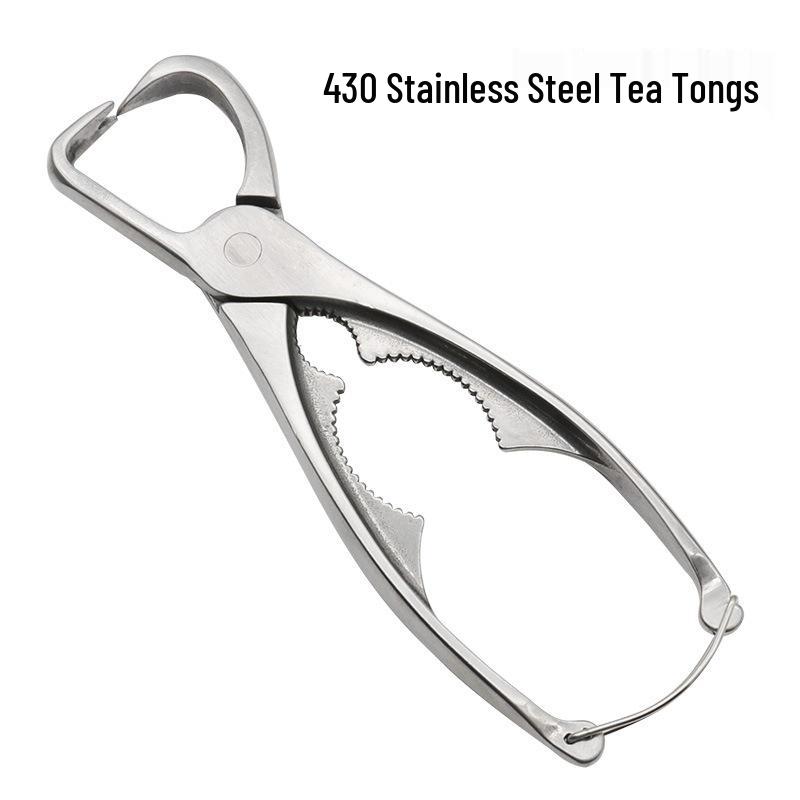 Stainless Steel Tea Knife & Tongs for Opening Pu er Tea Cakes and Bricks - Tea Ceremony Tool