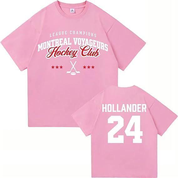 

24 Hollander T Shirt Fashion UnisexWomen TV Heated Rivalry Ilya Rozanov 81 TShirt Tees Retro Print Short Sleeve Loose 4XL