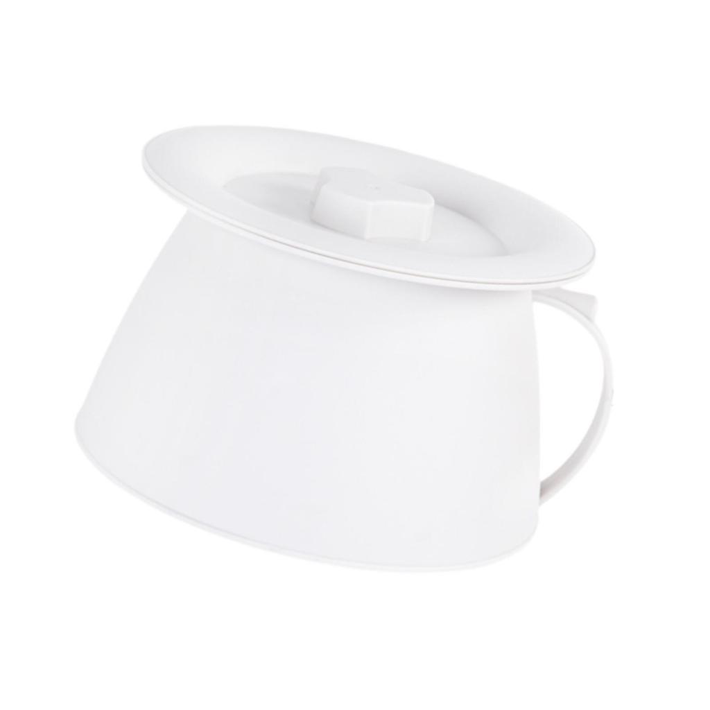 Home Spittoon Basin with Lid Easy to Clean Bedside Dresser Bucket Potty Urinal Pot for Bedroom
