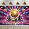 Vital Disco Theme Background Banner - 243.84X182.88Cm Fabric Wall Decor