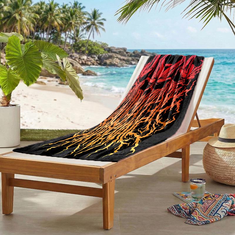 Slasher Prevail Black Metal Fashion Beach Towel: Ideal for Summer Adventures Soft, absorbent and quick drying suitable for swimming and bathing