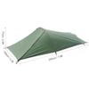 Bulaned Ultralight Outdoor Camping Tent One Person Camping Tent Water Resistant Tent Aviation Aluminum Support Portable Sleeping Bag Tent