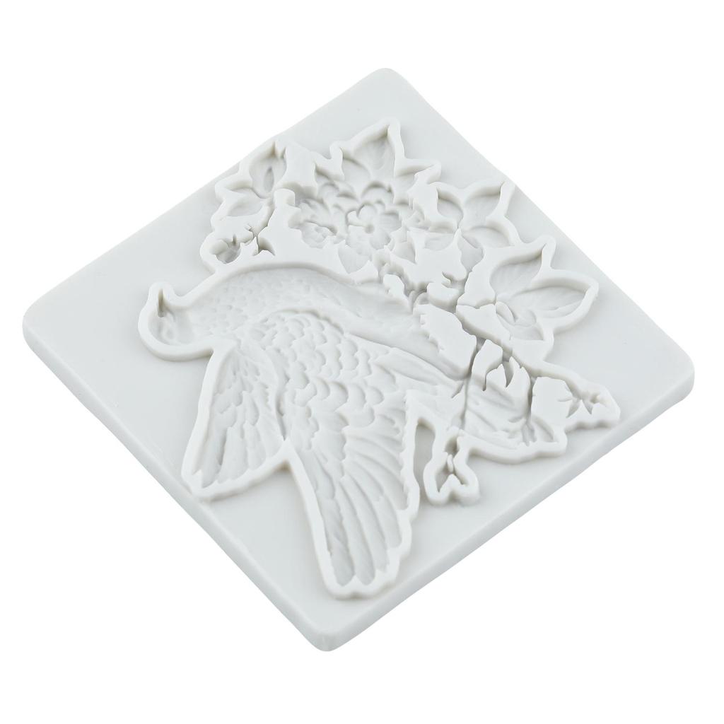 Bird Flower Branches Silicone Molds Bird Fondant Mold Cake Decorating Tools Cupcake Topper Candy Chocolate Gumpaste Mold