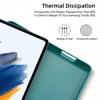 Leather Silicon TPU Back Cover for Lenovo Tab M11 Xiaoxin Pad 2024 TB330FU TB331FC Holder Shockproof Tablet Case