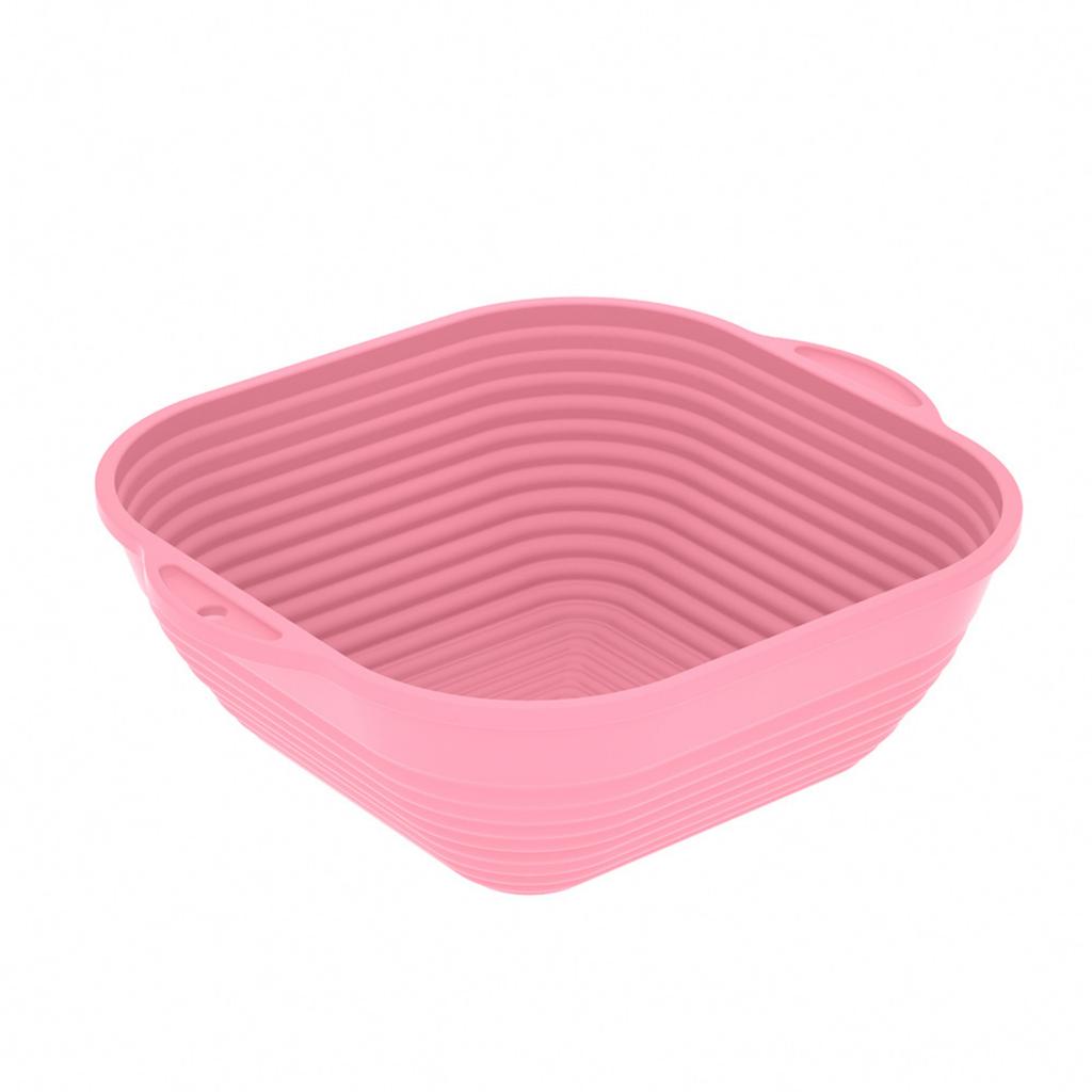 Silicone Bread Proofing Basket with Lid, Heat Dough Fermentation Basket for