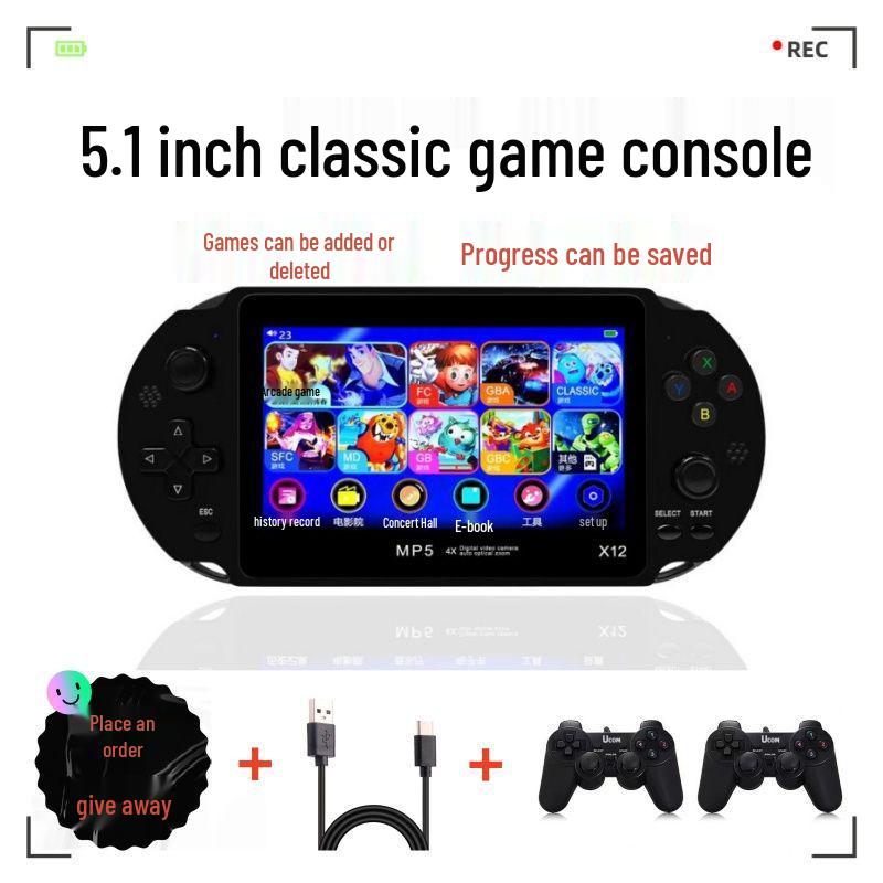 Nostalgic Rechargeable Handheld Game Console with Classic MP5: Three Kingdoms, Journey to the West & Pokemon. Free Shipping Included.
