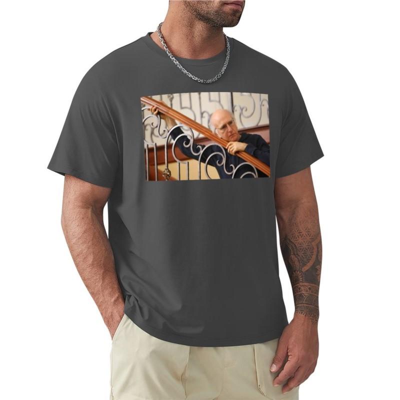 

Curb your larry shirts graphic tees cute tops cute david T-Shirt t-shirts man clothes t shirts for men cotton 4XL