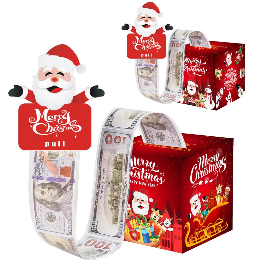Gift Christmas Surprise Box With Santa Decor For Festive Events Gift Exchange
