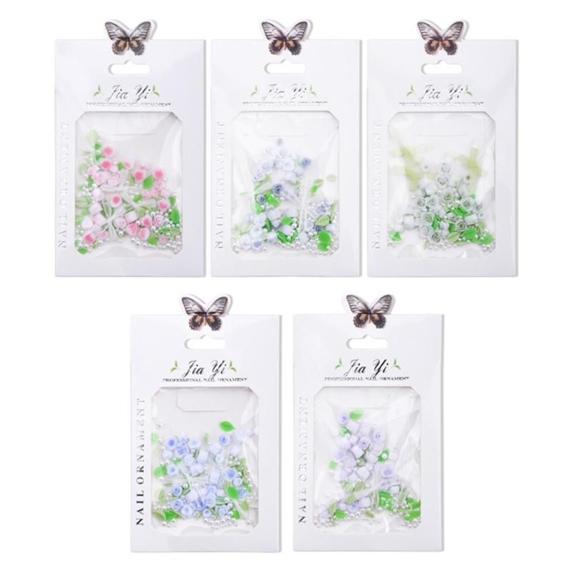 3D Цветы Шармы для Ногтей Роза Цветок Арт Шармы для Ногтей Смола Декор для Арт-Дизайна Ногтей DIY Материалы для Арт-Дизайна Ногтей для Акриловых Ногтей 1
