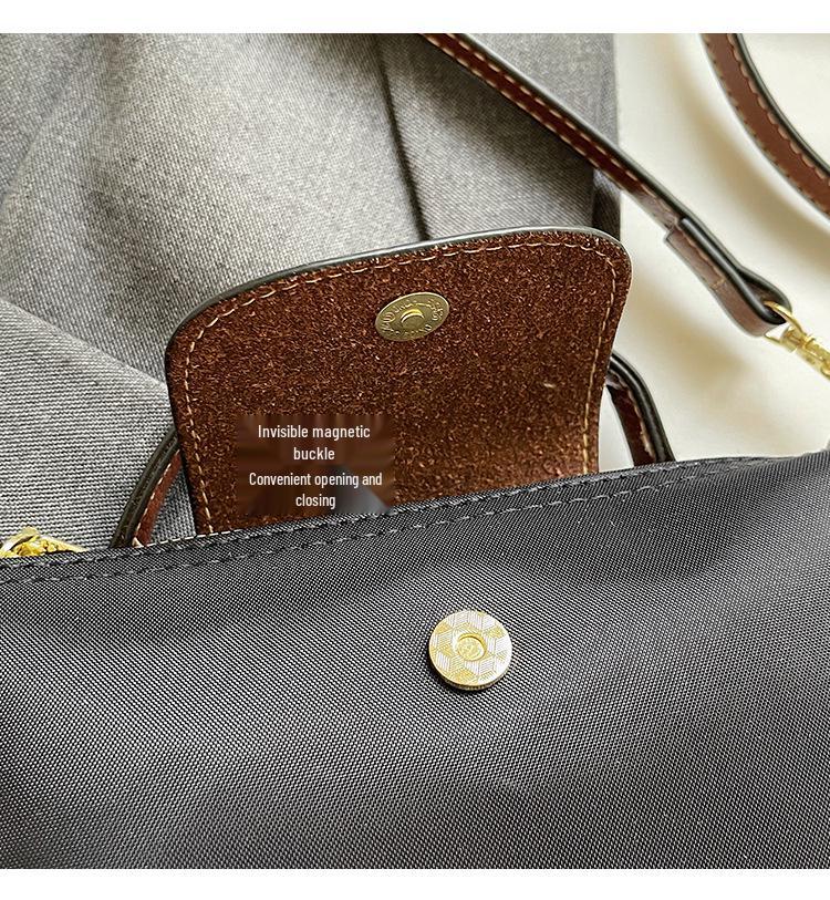 Retro Autumn/Winter Single Shoulder Crossbody Dumpling Bag for Women - High-End Small Commuter Bag