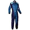 OMP Kart Racing Size KS-3 Suit, Blue/White/Cylindrical, 50, KA0-1727-A01-242-50