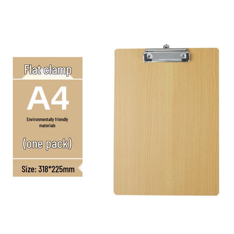 5 Wooden Clipboards Set: Includes 4 Clipboards with Pen Holders, 5 Writing Pads, and 16 File Boards for Restaurant Order Management