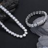 European and American 11mm Copper Zircon Full Set Tennis Chain 1111 Winter Commuter Geometric Round Diamond Jewelry Accessories