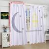 Eid Al Fitr Islamic Muslim Ramadan Curtain Living Room Bedroom Decorative Curtains Set Of 2 Made Polyester Decor