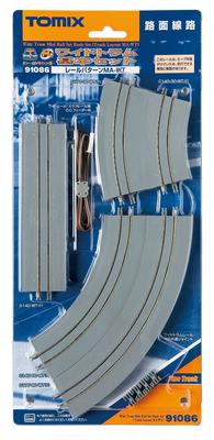 TOMYTEC TOMIX N Spurweite breite Straßenbahn Mini-Schienen-Set Basis-Set Muster 91086 Eisenbahn-Modell-Schienen-Set MA-WT