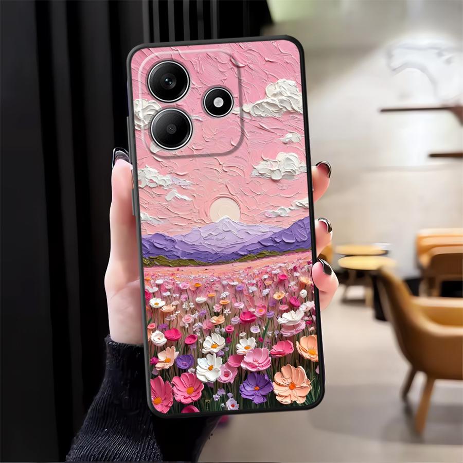 

Case for Xiaomi Redmi Note 14 12C 13C 10 14C A4 A5 12 11 13 Pro Plus A3 9 8 7 K80 A1 Phone Cover A1 K40 A2 Creative Oil Painting Redmi Note 13 Pro+