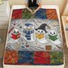 1 Stück Flanelldecke mit Cartoon-Druck, Hohe Qualität, Bequem für alle Jahreszeiten, Heimdekoration, Wärme und Komfort, Perfekt als Weihnachts- oder Geburtstagsgeschenk