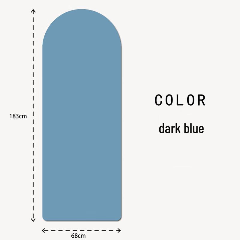 Milan Half-Round Non-Slip PU Yoga Mat