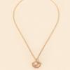 Womens Light Luxury Niche Design Shell Pearl Pendant Necklace Elegant Versatile Chain