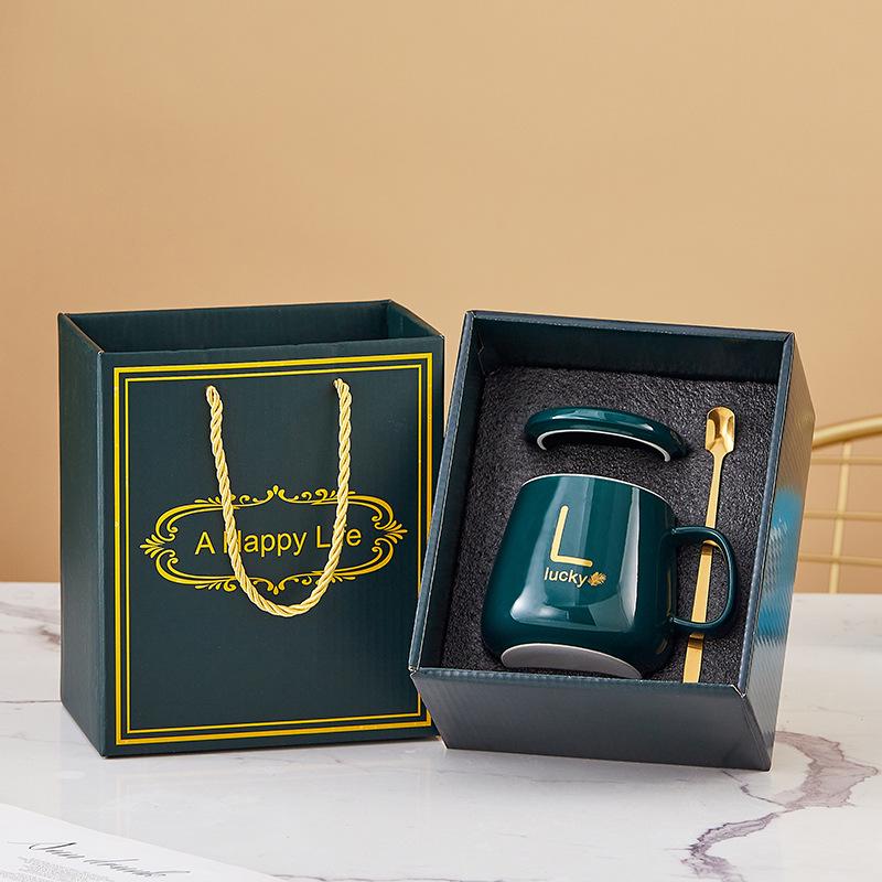 55° Temperature-Regulating Ceramic Coffee Mug Gift Set