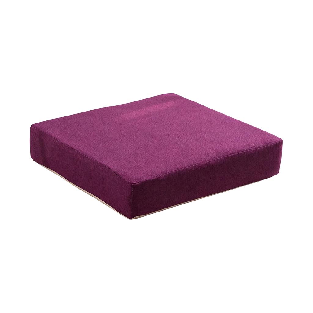 Linen Seat Cushion High Density Foam Padding Square 40x40x5cm Suitable for Solid Wood Sofa Chair Seat Replacement Cushion