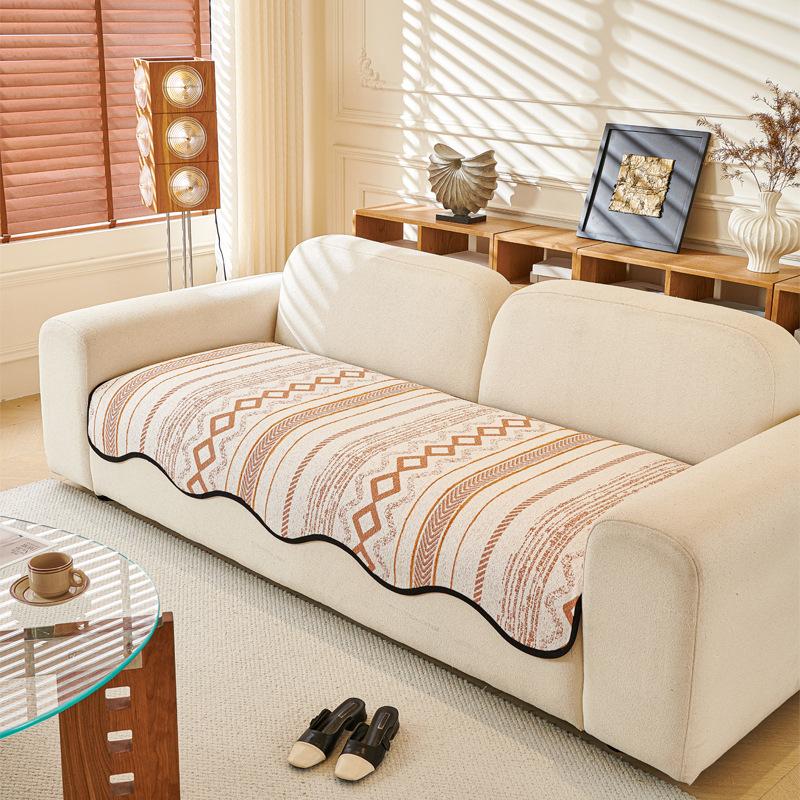 Wave Special-Shaped Sofa Cushion Universal In All Seasons  Simple Wind Cushion Non-Slip And Dirt-Resistant Cover Cloth Cushion