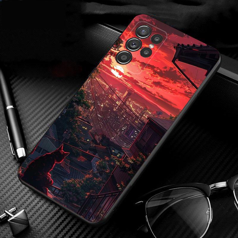 

Lovely Cat Phone Case For Samsung Galaxy S26 S25 S24 S23 S22 Ultra S23 S22 S25 Plus S24 FE S26Edge S26 Ultra